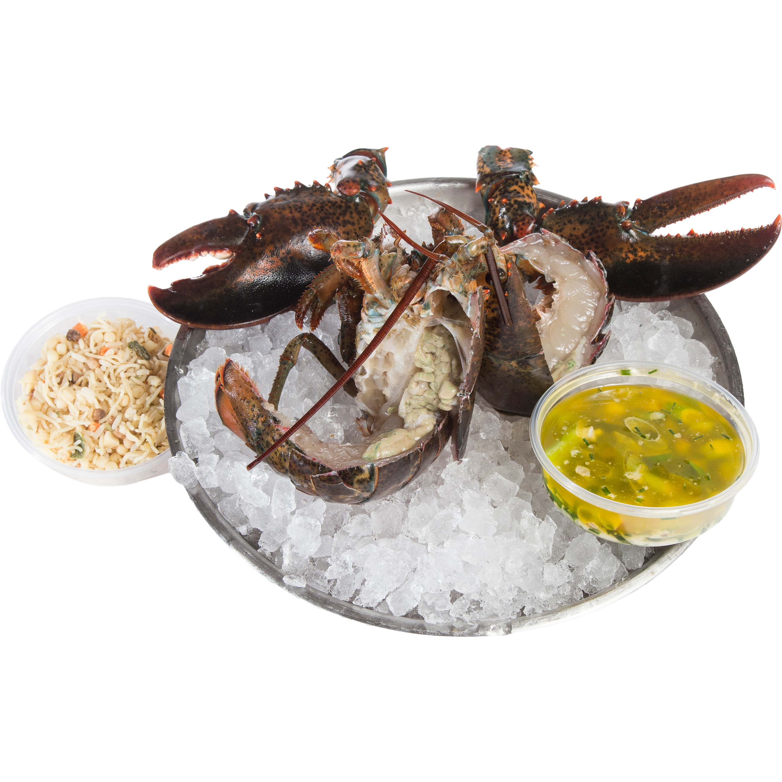 Gegrilde kreeft kruidenboter