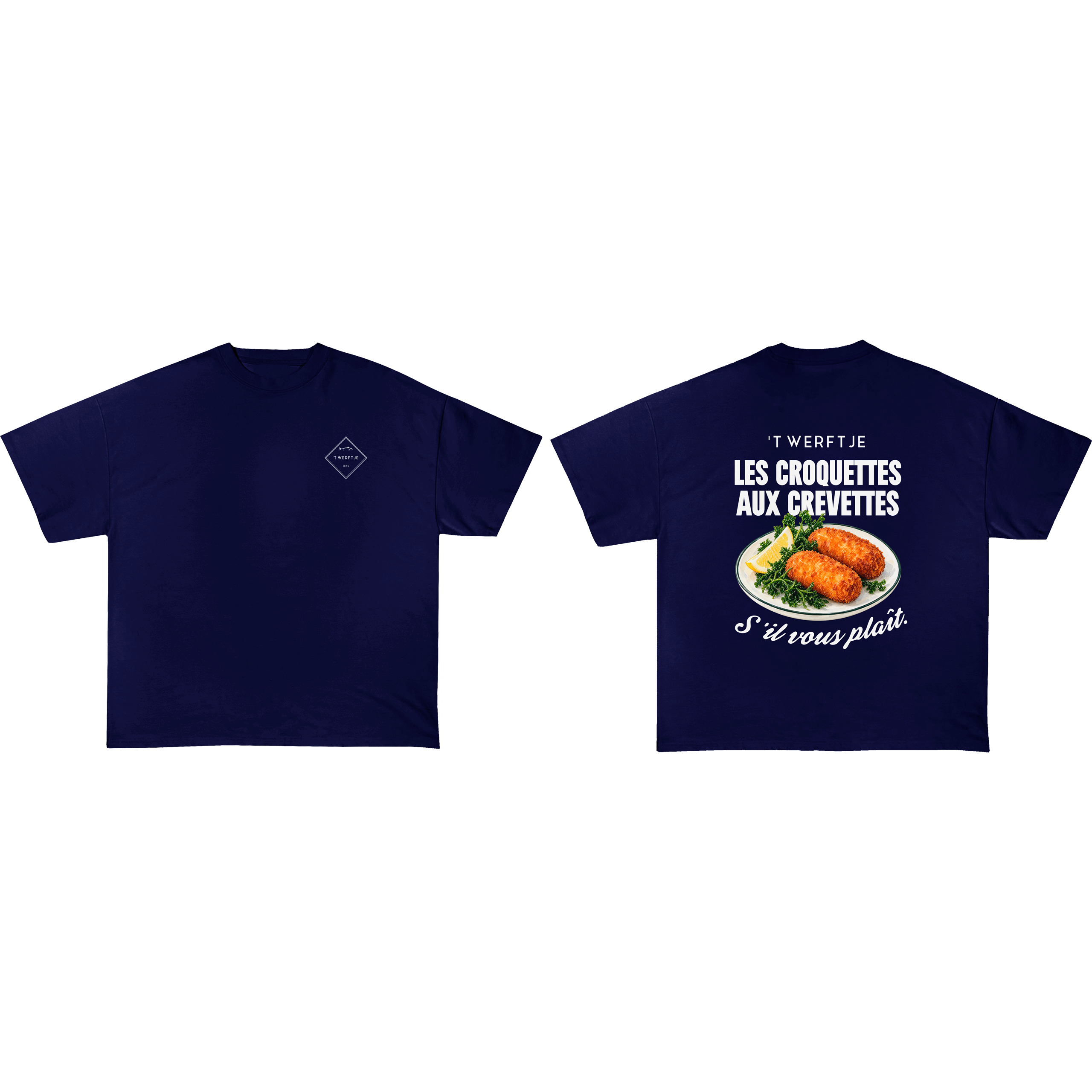 't Werftje "Les croquettes aux crevettes" T-shirt