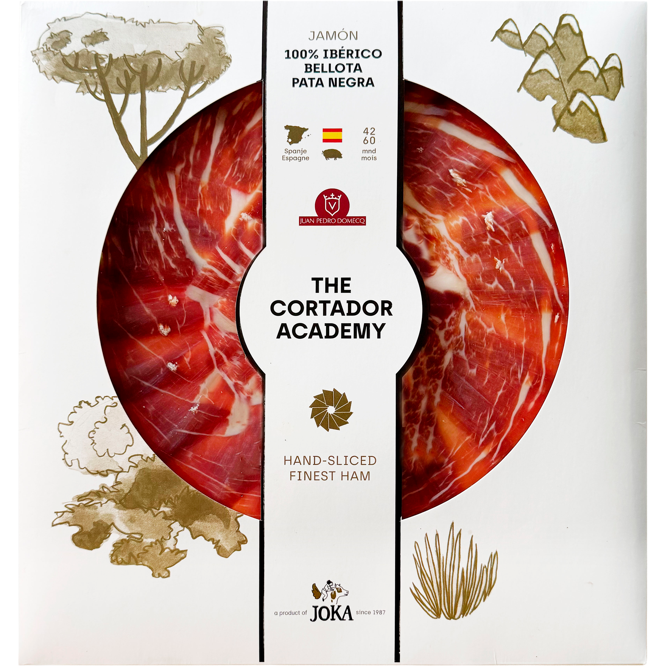 Handgesneden Ibérico Bellota ham